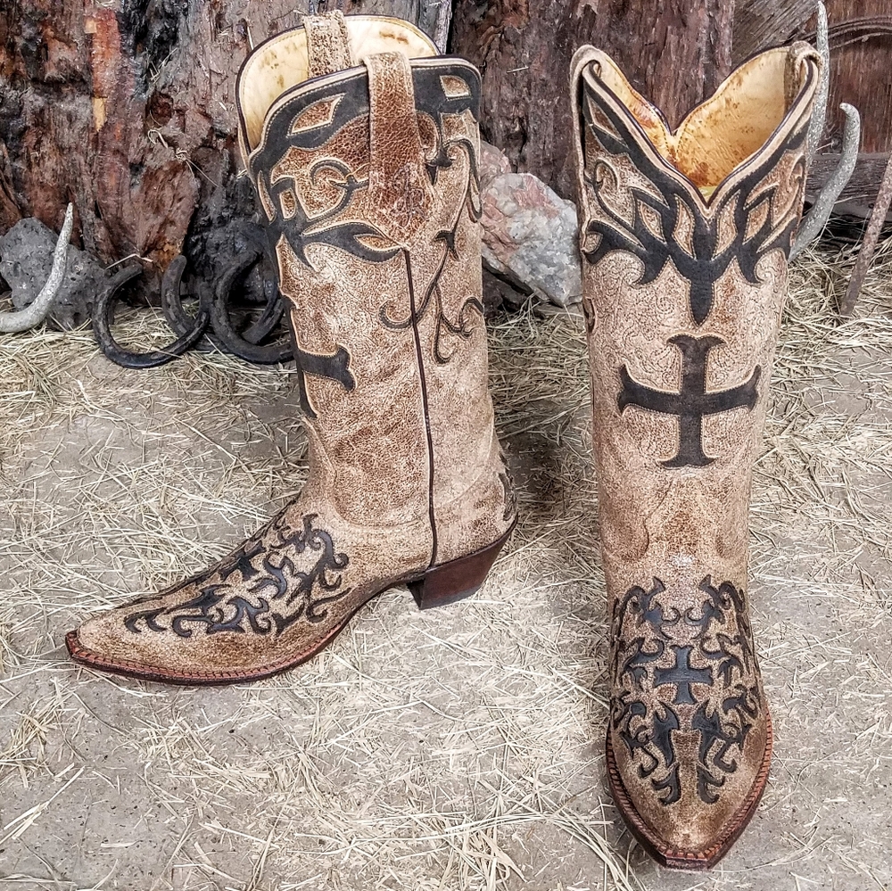 NIB Johnny Ringo cowboy boots 8B - Picture 4 of 6